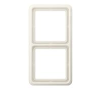 Jung Jung Cadre 2 fois blanc niveau/vertical CD 582 W Quantité:1