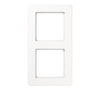 Jung Jung Cadre 2f. incassable AF582BFWW horizontal vertical blanc alpin Quantité:1