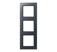 Jung Jung Cadre 3 fois anthracite mat AC 583 BF ANM Quantité:1