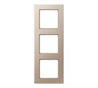 Jung Jung Cadre 3 fois niveau horizontal/vertical AC 583 CH Quantité:1