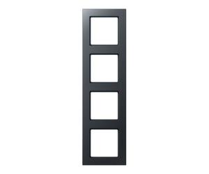 Jung Jung Cadre 4 fois anthracite mat AC 584 BF ANM Quantité:1