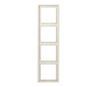 Jung Jung Cadre 4 fois blanc niveau/vertical LS 984 W Quantité:1