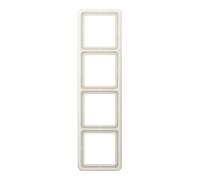 Jung Jung Cadre 4 voies blanc niveau/vertical CD 584 W Quantité:1
