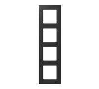 Jung Jung Cadre A 550 A5584BFSWM 4 fois noir graphite Quantité:1