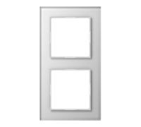 Jung Jung Cadre en verre 2 fois aws niveau/vertical AC 582 GL WW Quantité:1