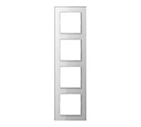 Jung Jung Cadre en verre 4 fois aws niveau/vertical AC 584 GL WW Quantité:1