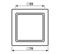 Jung Jung Cadre intermédiaire eds ES 2961 Z5-L pour montage Quantité:1