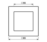 Jung Jung Cadre simple A 550 A5581BFSWM Quantité:1