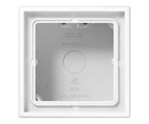 Jung Jung Capuchon AP 1 poste cadre intégré LS 581 A WW Quantité:1