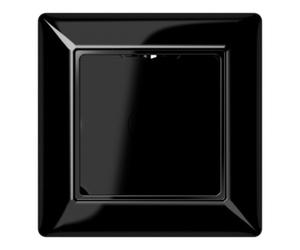 Jung Jung Capuchon AP 1 poste noir cadre moulé AS 581 A Quantité:1