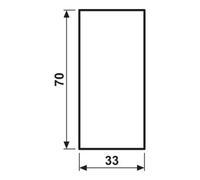 Jung Jung Couvercle LS 50 NA SWM couleur des touches 33 × 70,5 mm Quantité:1
