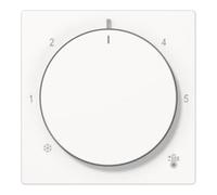 Jung Jung Couvercle thermostat A1749BFWW blanc brillant thermoplastique Quantité:1