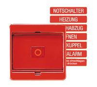 Jung Jung Couvercle vitre rouge pour interrupteur/poussoir 561 GL Quantité:1