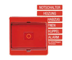 Jung Jung Couvercle vitre rouge pour interrupteur/poussoir 561 GL Quantité:1