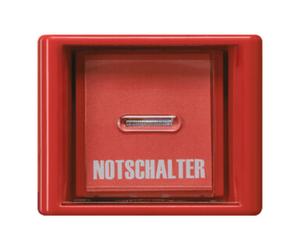 Jung Jung Couvercle vitre rouge pour interrupteur/poussoir AS 561 GL Quantité:1