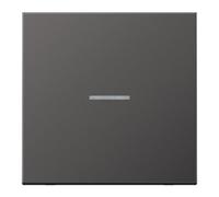 Jung Jung Interrupteur à bascule AL2990KO5D Aluminium mat foncé IP44 avec guide de lumière Quantité:1