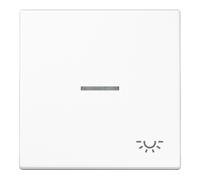 Jung Jung Interrupteur bascule sym.ÉCLAIRAGE/éclairage pour bouton-poussoir éclairé LS 990 KO5L WW Quantité:1
