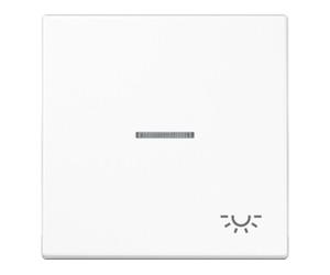 Jung Jung Interrupteur bascule sym.ÉCLAIRAGE/éclairage pour bouton-poussoir éclairé LS 990 KO5L WW Quantité:1