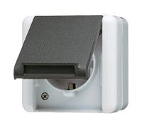 Jung Prise de courant simple Cadre saillie 820 W gris 1 pc(s)
