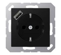 Jung Jung Prise SCHUKO avec USB Type A A1520-18ASWM Quantité:1