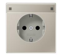 Jung Jung Prise SCHUKO en acier inoxydable ES 1520 NA Quantité:1