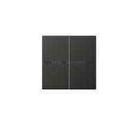 JUNG LS-design bascule série AL2995AN aluminium, Bouton + interrupteur, Gris