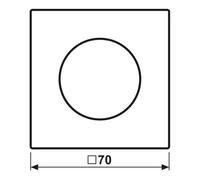 Jung LS Série Rotary Dimmer Capot Blanc Alpin - LS1740WW