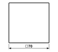 Jung LS1700 Capot De Contrôle Standard Blanc - LS1700