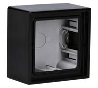 JUNG Ls58 1 ASW saillie Coque avec Cadre pour 1 Socket, Noir