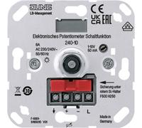 JUNG Potentiomètre de réglage de lumière UP 1-10V bouton rotatif/poussoir 6A