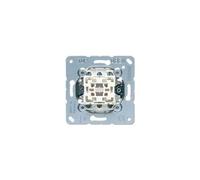 JUNG poussoir 10AX 250VWechsler 2 pôles, Bouton + interrupteur, Gris