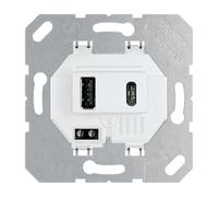 Jung Prise de charge USB Type A et C Blanc alpin - USB15CAWW