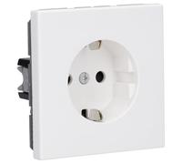 Jung Prise Schuko LS 1520 KI WW – 16 A 250 V avec protection de contact, Blanc alpin