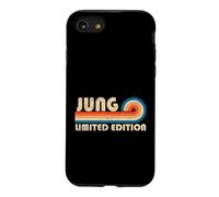 Jung Retro 70s 80s Sunset Stripe Coque pour iPhone SE (2020) / 7/8
