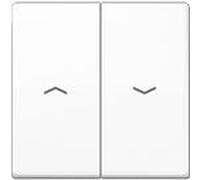 JUNG Rocker, Bouton + interrupteur, Blanc