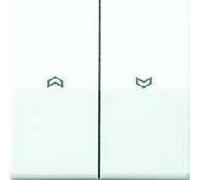 JUNG Rocker, Bouton + interrupteur, Blanc