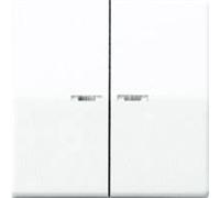 JUNG Rocker, Bouton + interrupteur, Blanc