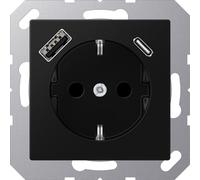 Jung SCHUKO Prise de courant avec USB type AC A1520-15CASWM (A1520-15CASWM)