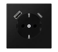 Jung SCHUKO Prise de courant avec USB type AC LS1520-15CASWM (LS1520-15CASWM)