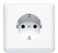 Jung simple Cache Prise de courant blanc 5520WW