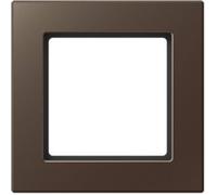 Jung Jung Cadre simple moka niveau/vertical AC 581 MO Quantité:1