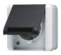 Jung simple Cadre saillie Prise de courant gris 820W 1 pc(s)