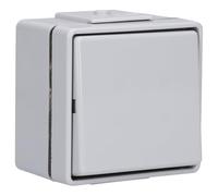 Jung simple complet Interrupteur va-et-vient gris 606W
