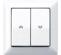 Jung simple Insert Bouton-poussoir blanc-alpin AS590-5PWW 1 pc(s)