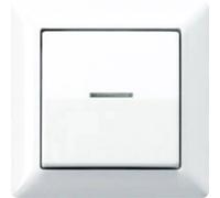 Jung simple Insert Bouton-poussoir blanc-alpin AS590KO5WW 1 pc(s)