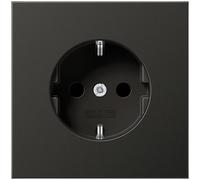 Jung simple Insert Prise 2P+T noir AL1520NAN