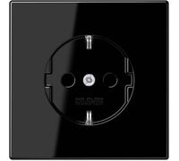 Jung simple Insert Prise 2P+T noir LS1520KISW