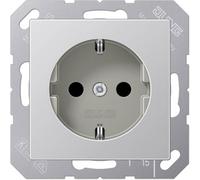 Jung simple Insert Prise de courant aluminium A1520AL