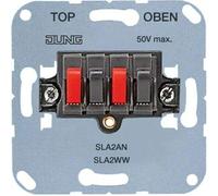 Jung SLA2WW Mécanisme Prise Haut-Parleur stéréo