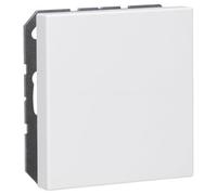 Jung Plaque centrale LS994BWW cache opaque avec anneau de support Blanc alpin